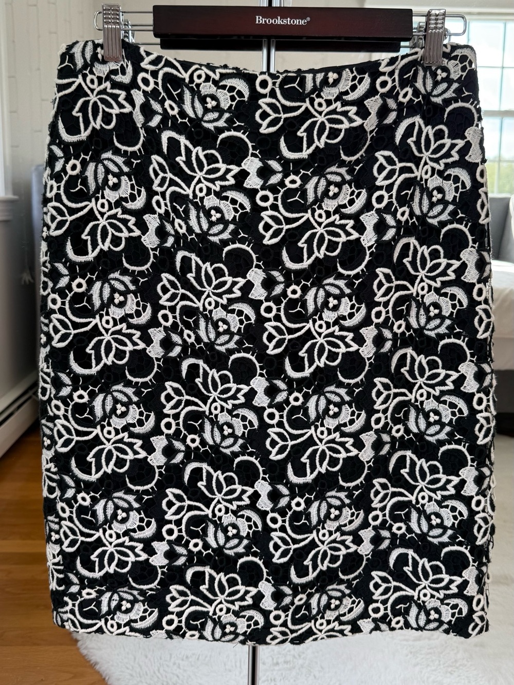 Talbots Crochet Lace Pencil Skirt